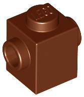 Plaatje in Gallery viewer laden, LEGO® los onderdeel Steen Aangepast Roodachtig Bruin 47905