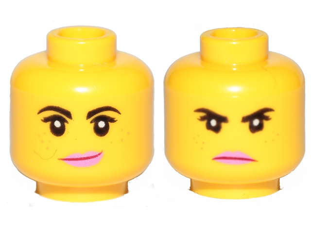 LEGO® los onderdeel Hoofd in kleur Geel 3626cpb2271