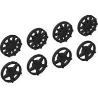 Plaatje in Gallery viewer laden, LEGO® los onderdeel Wiel Accessoire in kleur Zwart 18978