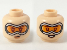 Plaatje in Gallery viewer laden, LEGO® los onderdeel Hoofd in kleur Lichte Noga 3626pb2273