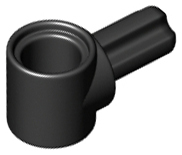 Plaatje in Gallery viewer laden, LEGO® los onderdeel Technische Verbinding Zwart 22961