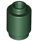 LEGO® los onderdeel Steen Rond in kleur Donkergroen 3062