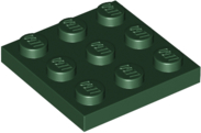 Plaatje in Gallery viewer laden, LEGO® los onderdeel Plaat Algemeen Donkergroen 11212