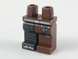 LEGO® onderdeel Benen met Motief Roodachtig Bruin 970d43pb01