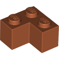 Plaatje in Gallery viewer laden, LEGO® los onderdeel Steen in kleur Donker Oranje 2357