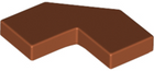 LEGO® los onderdeel Tegel Aangepast Donker Oranje 27263