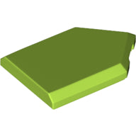 LEGO® los onderdeel Tegel Aangepast in kleur Limoen 22385