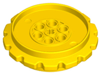 Plaatje in Gallery viewer laden, LEGO® los onderdeel Wiel in kleur Geel 42529