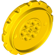 Plaatje in Gallery viewer laden, LEGO® los onderdeel Wiel in kleur Geel 42529