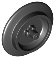 LEGO® los onderdeel Wiel in kleur Zwart 38340