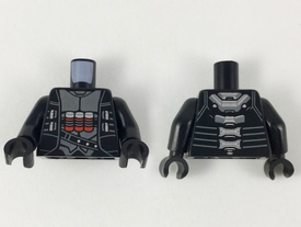 LEGO® los onderdeel Lijf met Motief Zwart 973pb3388c01