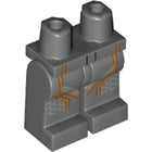 LEGO® Benen met Motief Donker Blauwachtig Grijs 970c00pb0959