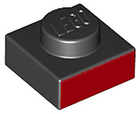 LEGO® los onderdeel Plaat met Motief Zwart 3024pb012