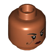 LEGO® los onderdeel Hoofd in kleur Donker Oranje 3626cpb2277