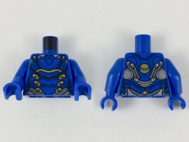 LEGO® los onderdeel Lijf met Motief Blauw 973pb3389c01