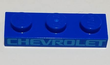 Plaatje in Gallery viewer laden, LEGO® los onderdeel Plaat met Motief Blauw 3623pb020