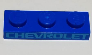 LEGO® los onderdeel Plaat met Motief Blauw 3623pb020