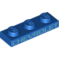 LEGO® los onderdeel Plaat met Motief Blauw 3623pb020