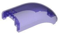 LEGO® los onderdeel Voorruit Doorzichtig Paars 16477