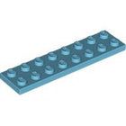 LEGO® los onderdeel Plaat Algemeen Medium Azuurblauw 3034