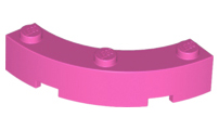 LEGO® los onderdeel Steen Rond in kleur Donker Roze 48092