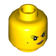 Plaatje in Gallery viewer laden, LEGO® los onderdeel Hoofd in kleur Geel 3626cpb2249
