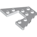 LEGO® los onderdeel Wig Plaat in kleur Wit 47407