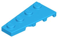 Plaatje in Gallery viewer laden, LEGO® los onderdeel Wig Plaat Donker Azuurblauw 41770