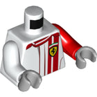 LEGO® los onderdeel Lijf met Motief Wit 973pb3586c01