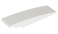 LEGO® los onderdeel Dakpan Gebogen in kleur Wit 42918