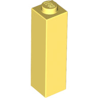 Plaatje in Gallery viewer laden, LEGO® los onderdeel Steen in kleur Helder Lichtgeel 14716