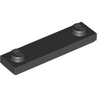 Plaatje in Gallery viewer laden, LEGO® los onderdeel Plaat Aangepast in kleur Zwart 41740