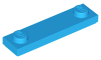 LEGO® los onderdeel Plaat Aangepast Donker Azuurblauw 41740