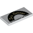 LEGO® los onderdeel Tegel met Motief Wit 87079pb0545