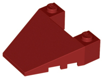 LEGO® los onderdeel Wig in kleur Donkerrood 93348