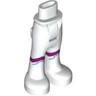 Plaatje in Gallery viewer laden, LEGO® los onderdeel Benen in kleur Wit 92253c00pb34