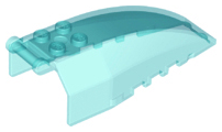 Plaatje in Gallery viewer laden, LEGO® los onderdeel Voorruit Doorzichtig Lichtblauw 92579