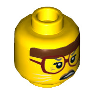 Plaatje in Gallery viewer laden, LEGO® los onderdeel Hoofd in kleur Geel 3626cpb2310