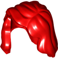 LEGO® los onderdeel Haar in kleur Rood 85974