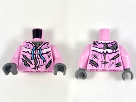 LEGO® los onderdeel Lijf met Motief Fel Roze 973pb3343c01