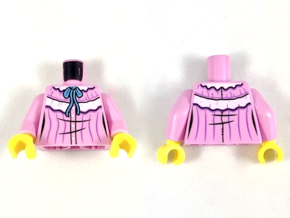 LEGO® los onderdeel Lijf met Motief Fel Roze 973pb3342c01