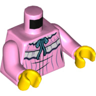 Plaatje in Gallery viewer laden, LEGO® los onderdeel Lijf met Motief Fel Roze 973pb3342c01