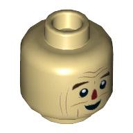 LEGO® los onderdeel Hoofd in kleur Geelbruin 3626cpb2321