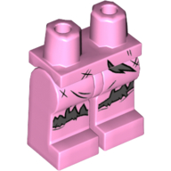 LEGO® los onderdeel Benen met Motief Fel Roze 970c00pb0890