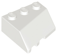LEGO® los onderdeel Wig in kleur Wit 48165