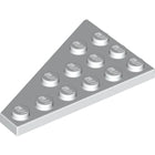 LEGO® los onderdeel Wig Plaat in kleur Wit 48205