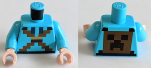 LEGO® Lijf met Motief Medium Azuurblauw 973pb3432c01