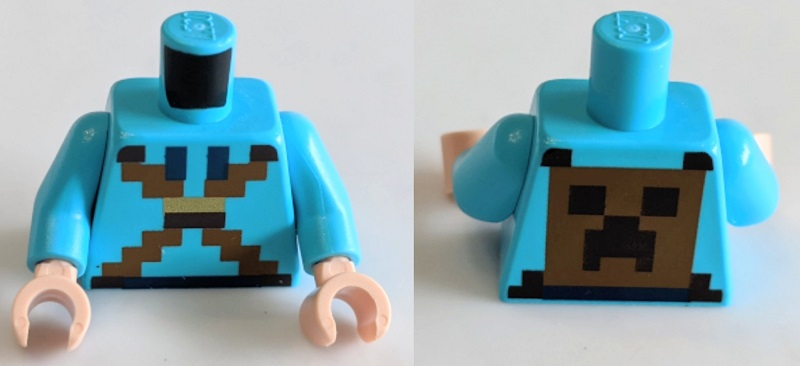 LEGO® Lijf met Motief Medium Azuurblauw 973pb3432c01