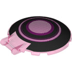 LEGO® Schaal met Motief Doorzichtig Donkerroze 18675pb17