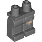 LEGO® Benen met Motief Donker Blauwachtig Grijs 970c00pb0937